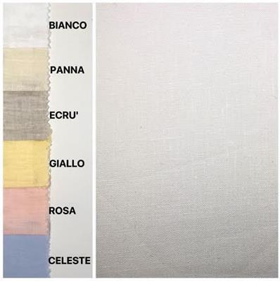 TELA LINO 100% CM 70 COLORATO